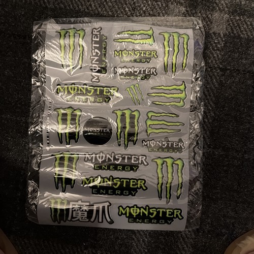 Monster energy sticker - a4,